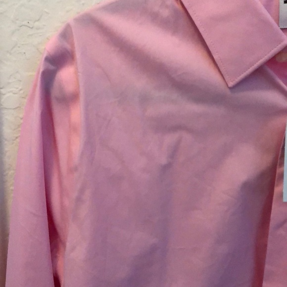 Men’s Pink Extra Slim Dress Shirt - Picture 3 of 3